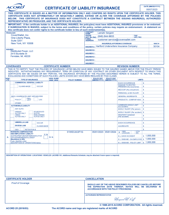 Liability Insurance